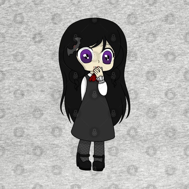 vampire chibi girl by LillyTheChibi